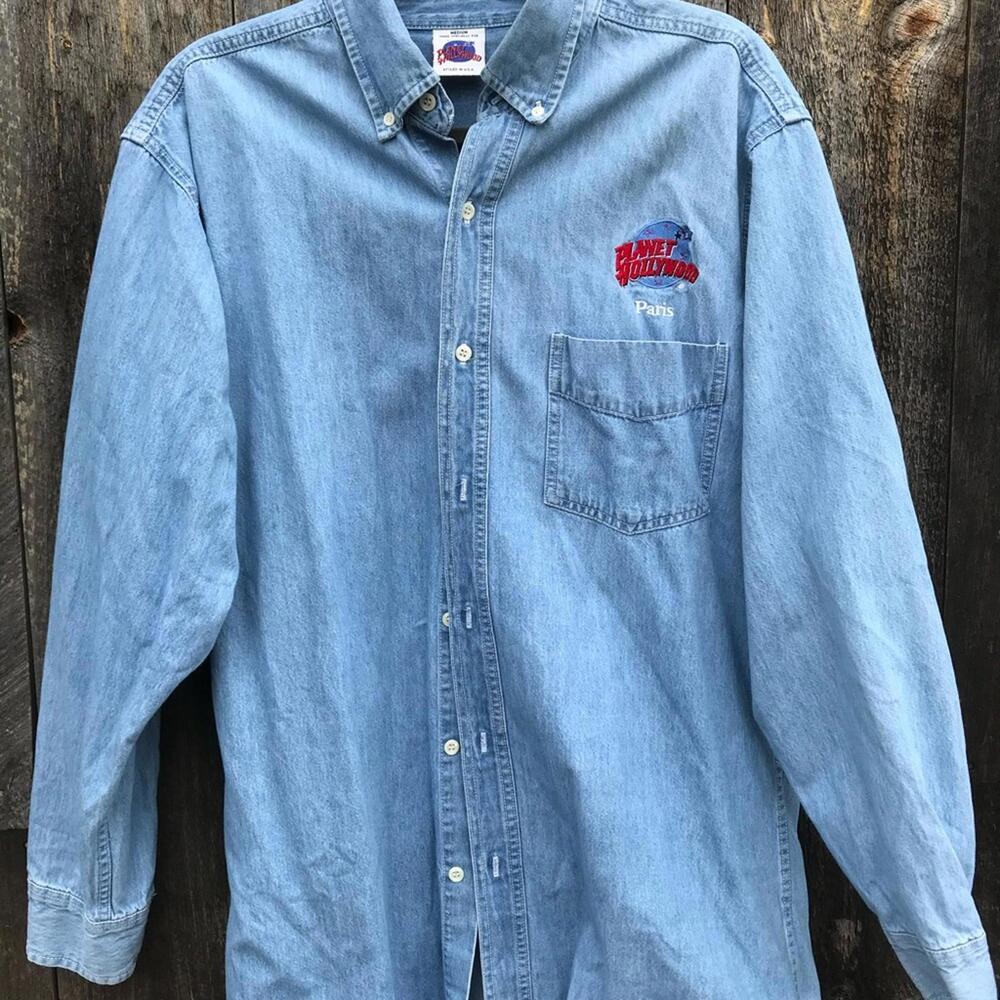 Planet Hollywood Paris Denim Shirt